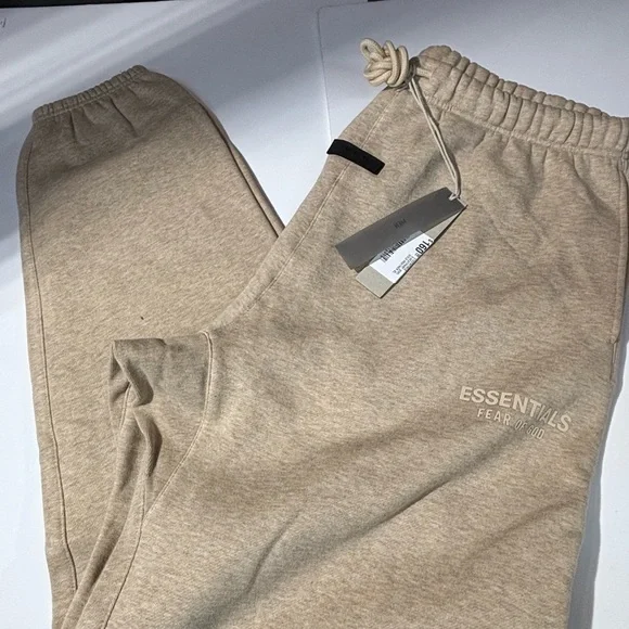 Fear of God ESSENTIALS Gold Heather Sweatpants - Picture 4 of 11